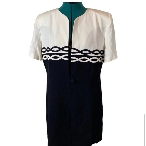 S.L. Fashion Open Front Big shoulder long Jacket - Picture 1 of 9